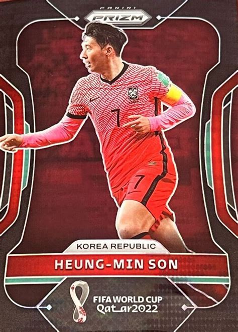 Heung Min Son 2022 Prizm World Cup 135 Breakaway Black 1 Price Guide