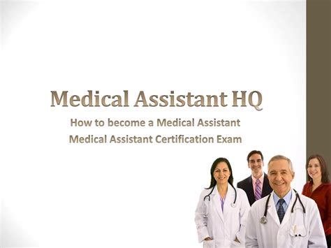 Medical Assistant Certification Exam Ppt