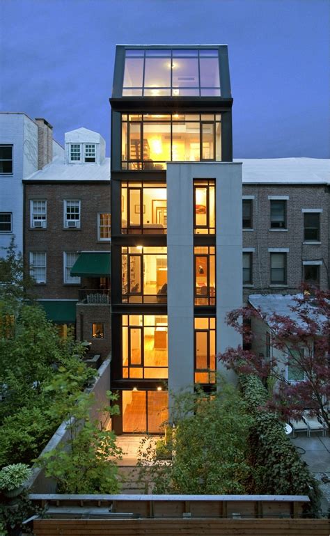 Modern townhouse New York Townhouse, Street Townhouse, Modern Townhouse ...