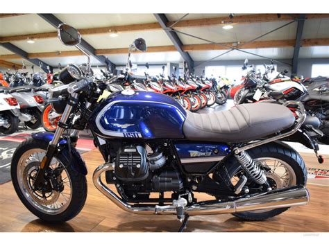 Moto Guzzi V7 Stone Iv 850 Abs Special Edition E5 Bleu Doccasion