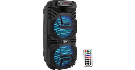 Pyle Pro PPHP2836B Dual 8 600W Portable Bluetooth PA PPHP2836B