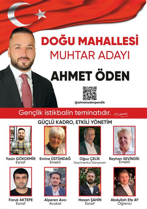 Doğu Mahallesi Muhtar Adayı Ahmet Öden in Aza Listesi Belli Oldu