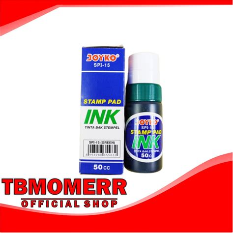 Jual TBMO STAMPAD INK JOYKO HIJAU SPI 15 TINTA STEMPEL Shopee Indonesia