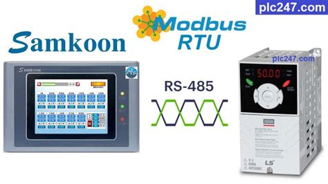 Samkoon Hmi Modbus Rtu Ls Ig A Vfd Tutorial Plc