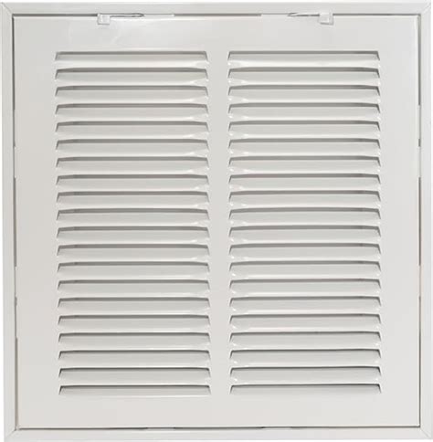 Ez Flo 14 X 14 Inch Duct Opening White Return Air Vent Cover For Wall Or Ceiling 16 1116