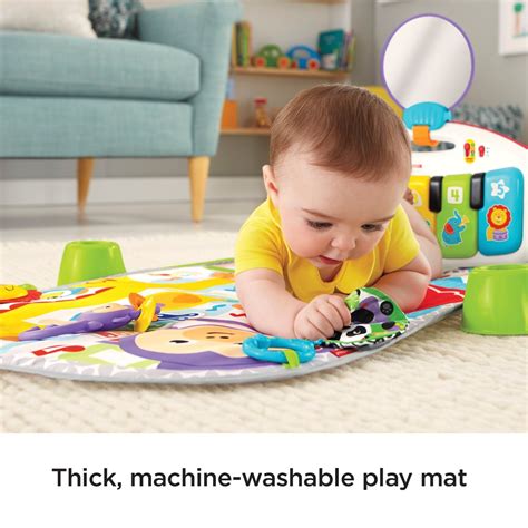 Fisher Price Deluxe Kick Play Piano Baby Play Mat Smyths Toys Uk