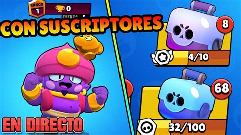 10 000 COPAS Brawl Stars PROBANDO A GENIO CON SUSCRIPTORES EN