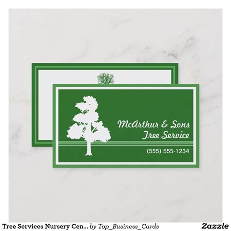 Tree Service Business Cards Templates