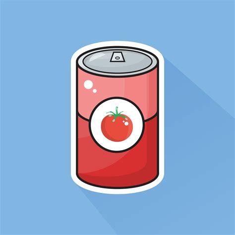 Illustration Vector of Canned Food in Flat Design 28660339 Vector Art ...