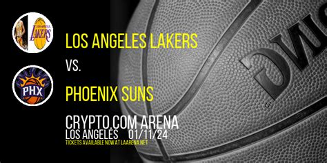 Los Angeles Lakers Vs Phoenix Suns Tickets Th January Crypto