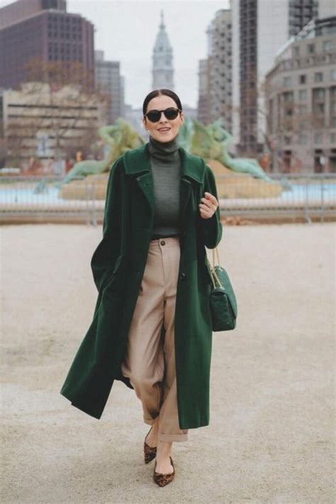 Comment Porter Un Manteau Vert Tenues Femme Qui Ont Du Style