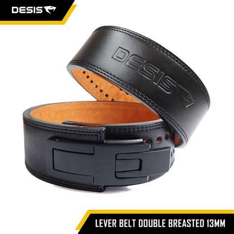 Jual Desis Lever Belt Double Breasted 13mm Sabuk Fitness Gym Weight