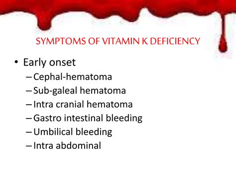 Vitamin K Deficiency Of Newborn Ppt