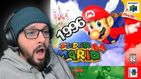 Its A Me Mario First Time Playing Through Super Mario 64 1996 N64