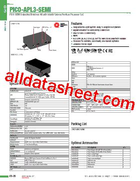 Pico Apl Semi A Fs Datasheet Pdf Aaeon Technology