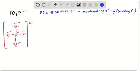 SOLVED: Draw four reasonable resonance structures for the PO3 F^2- ion ...