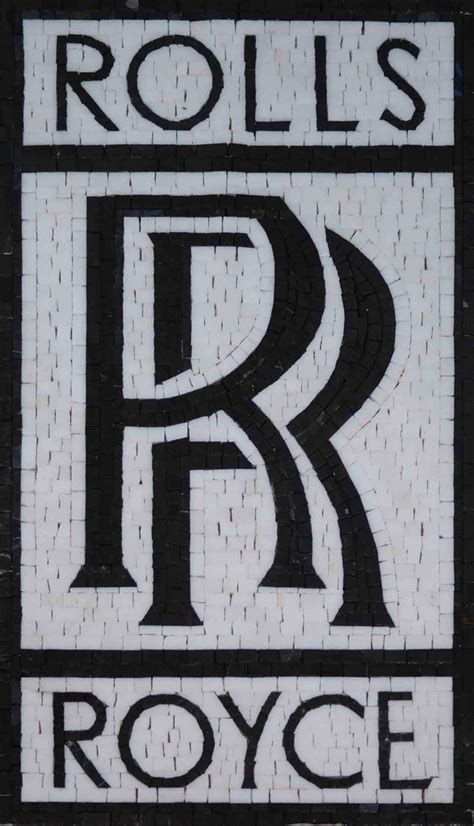 Mosaic Sign Rolls Royce Signs Logos Mozaico