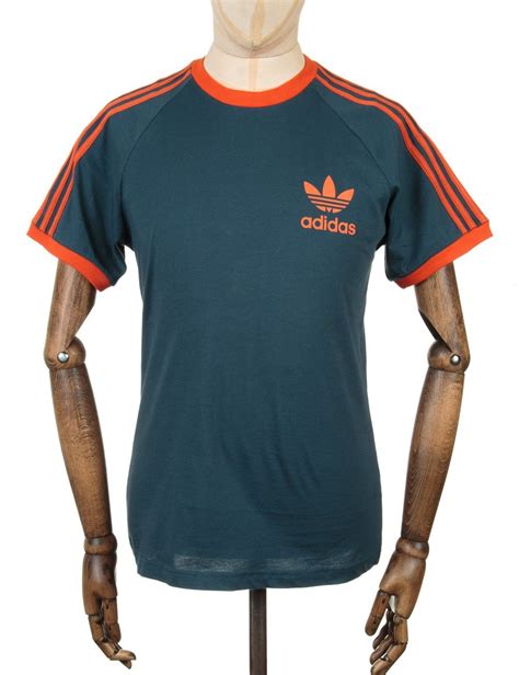 Adidas Originals Retro Trefoil Logo T Shirt Midnight Adidas