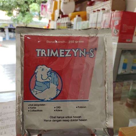 Jual Trimezyn S Gram Obat Crd Korisa Kolera Coli Pullorum Medion