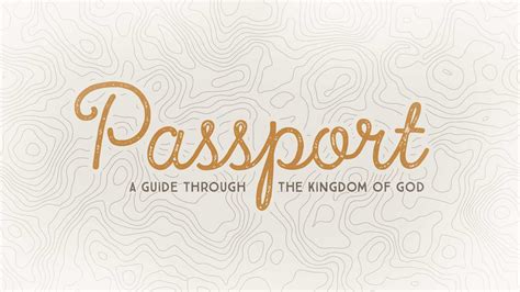 Passport Sermon Series Church Media Drop