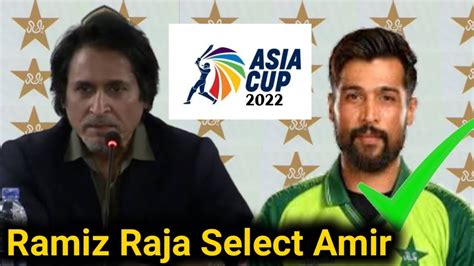 Breaking News Mohammad Amir Comeback Pakistan Team For Asia Cup 2022