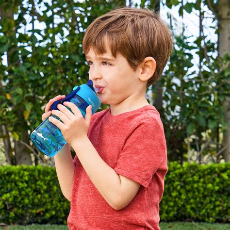 Child Drinking Water Bottle