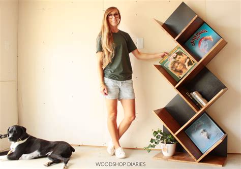 DIY Vinyl Record Shelf {BUILD IT From a Single Sheet of Plywood!}