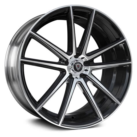 Marquee Luxury® M3197 Wheels Black With Machined Face Rims