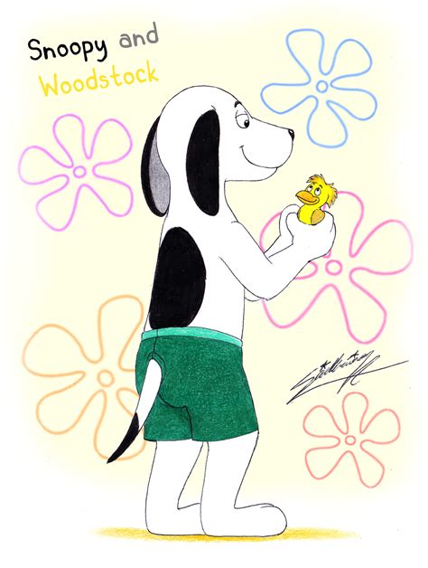 Snoopy And Woodstock By Sagadreams On Deviantart