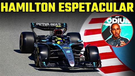 Hamilton Brilha Mercedes W15 E Conquista P3 No GP Da Espanha