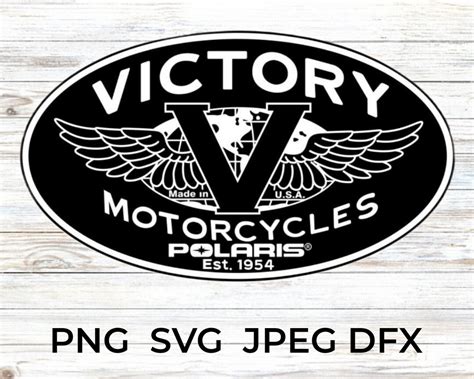 Victory Motorcycle Logo Transparent Png Svg Dxf Etsy
