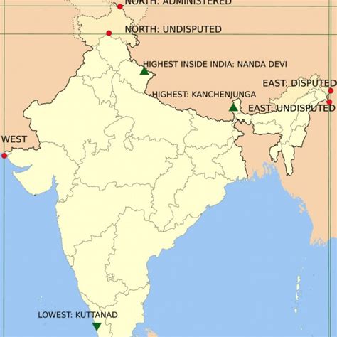 West India map - Maps of India