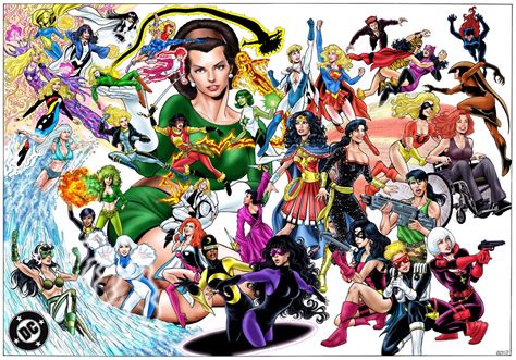 DC Super Heroines by Alex Garcia by mexiqa on DeviantArt