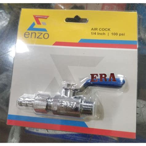 ENZO Keran Air Dan Angin 1 4 Air Stop Ball Valve Brass Material Kran