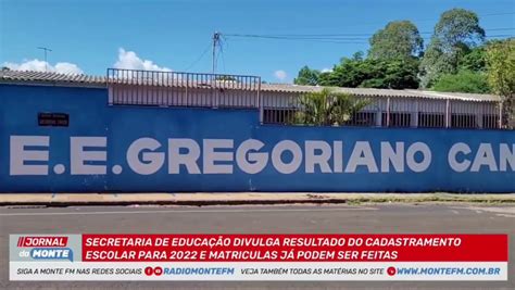 Secretaria De Educação Divulga Resultado Do Cadastramento Escolar 2022