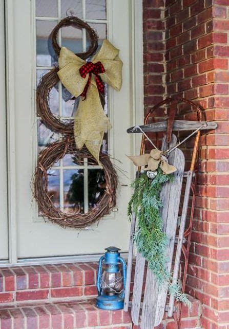 Comfy Rustic Outdoor Christmas D Cor Ideas Digsdigs