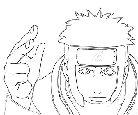 Naruto Yamato Character Art Paper