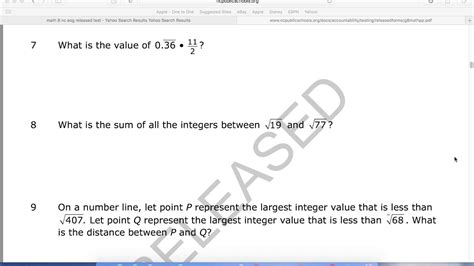 Eog Released Test Inactive Read Aloud Youtube