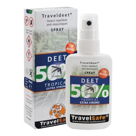 Travelsafe Travel Deet 50 Insect Repellent 60ml Freerider Gr