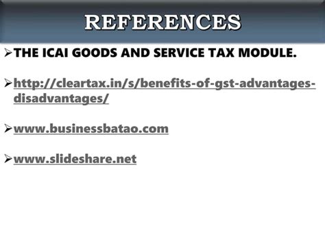 Goods And Services Tax Ppt PPT