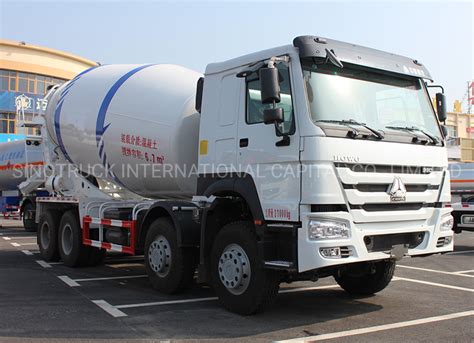 Sinotruk Howo Euro Hp X Concrete Mixer Truck Cbm Wheels To