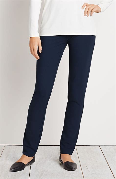 Pure Jill Indigo Knit Slim Leg Pants From J Jill Slim Leg Pants