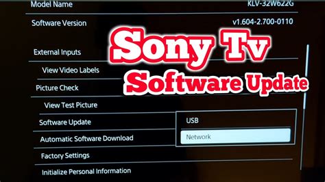 Sony Tv Me Software Update Kaise Kare Sony Bravia Software Update