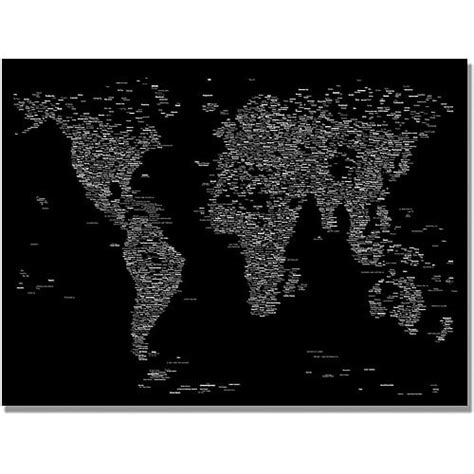 Michael Tompsett Font World Map Iii