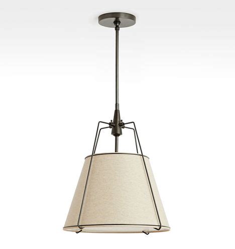 Conical Aged Brass Pendant With White Shade Rejuvenation Oil