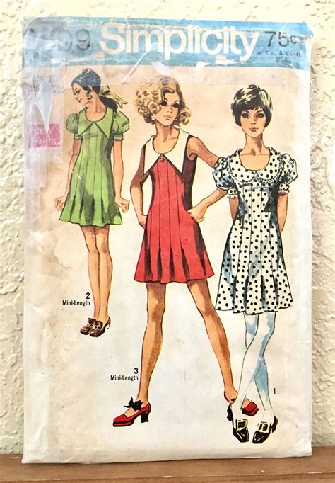 Lwq Is Closing May St Vintage Simplicity Dress Pattern Etsy