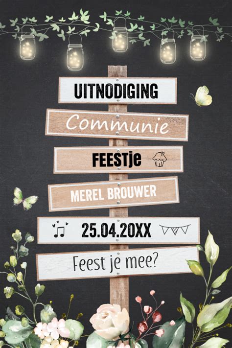 Communie Uitnodigingen