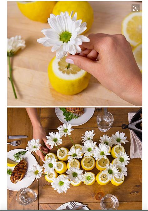 Celebrating A Love Of Food With Tasty Recipes Lemon Centerpieces