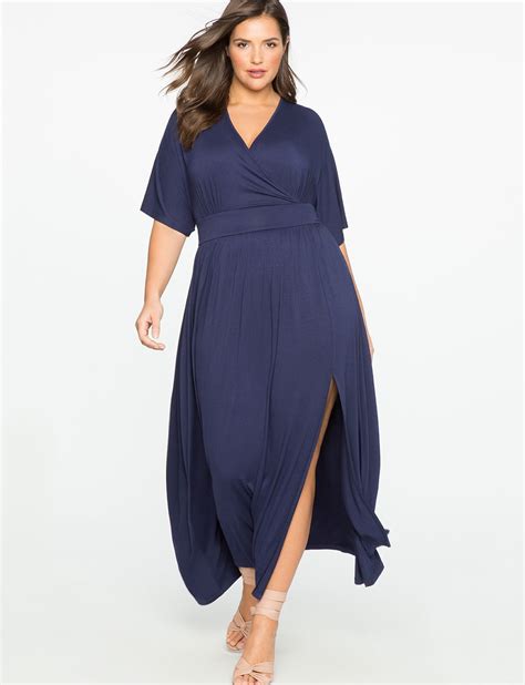 Kimono Maxi Dress Womens Plus Size Dresses Eloquii Plus Size