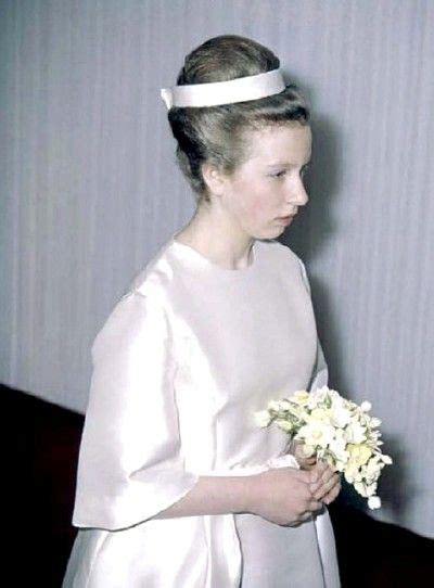 Pss Royal Anne Of England As Maid Of Honour Of Pss Alexandra Of Kent In